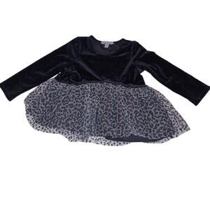 Pippa & Julie Girls Black Long Sleeve Size 3T